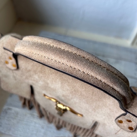 Polo Small Schooly Bag in Suede - Picture 8 of 10